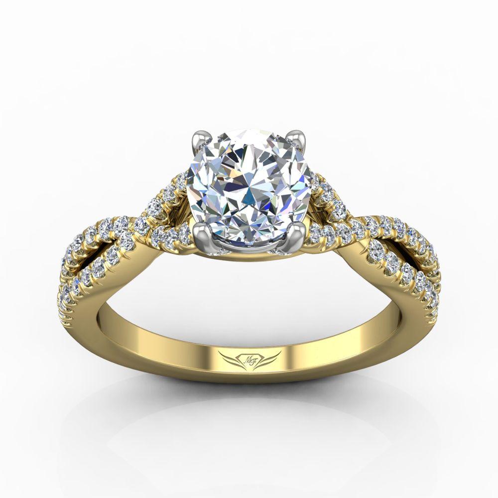 Vincents Fine Jewelry | Martin Flyer | Micropave Engagement Ring