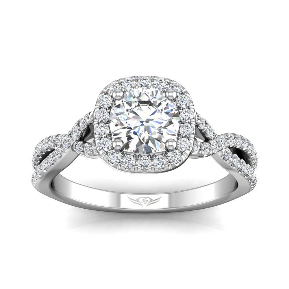 Vincents Fine Jewelry | Martin Flyer | Micropave Engagement Ring