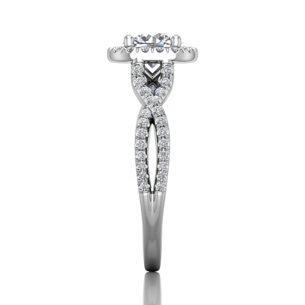 Vincents Fine Jewelry | Martin Flyer | Micropave Engagement Ring