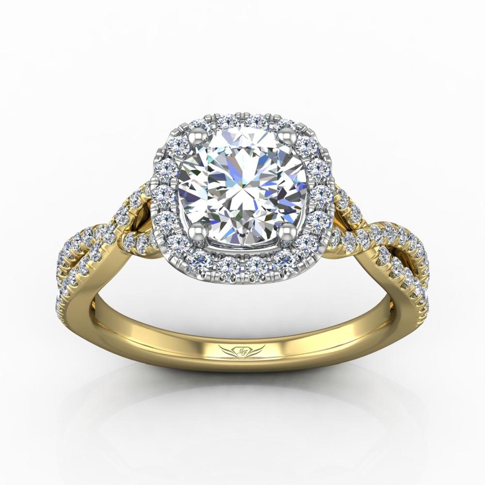 Vincents Fine Jewelry | Martin Flyer | Micropave Engagement Ring