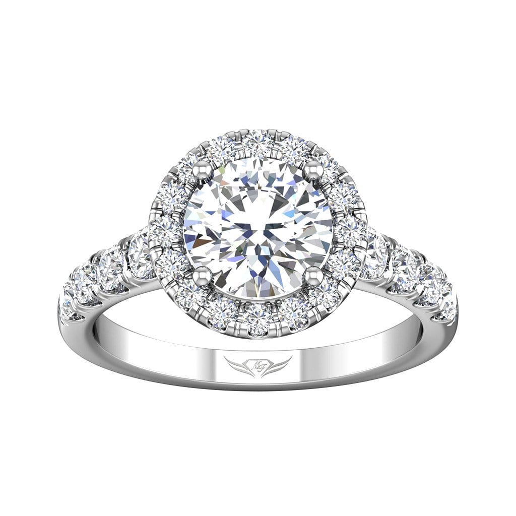 Vincents Fine Jewelry | Martin Flyer | Cutdown Micropave Engagement Ring