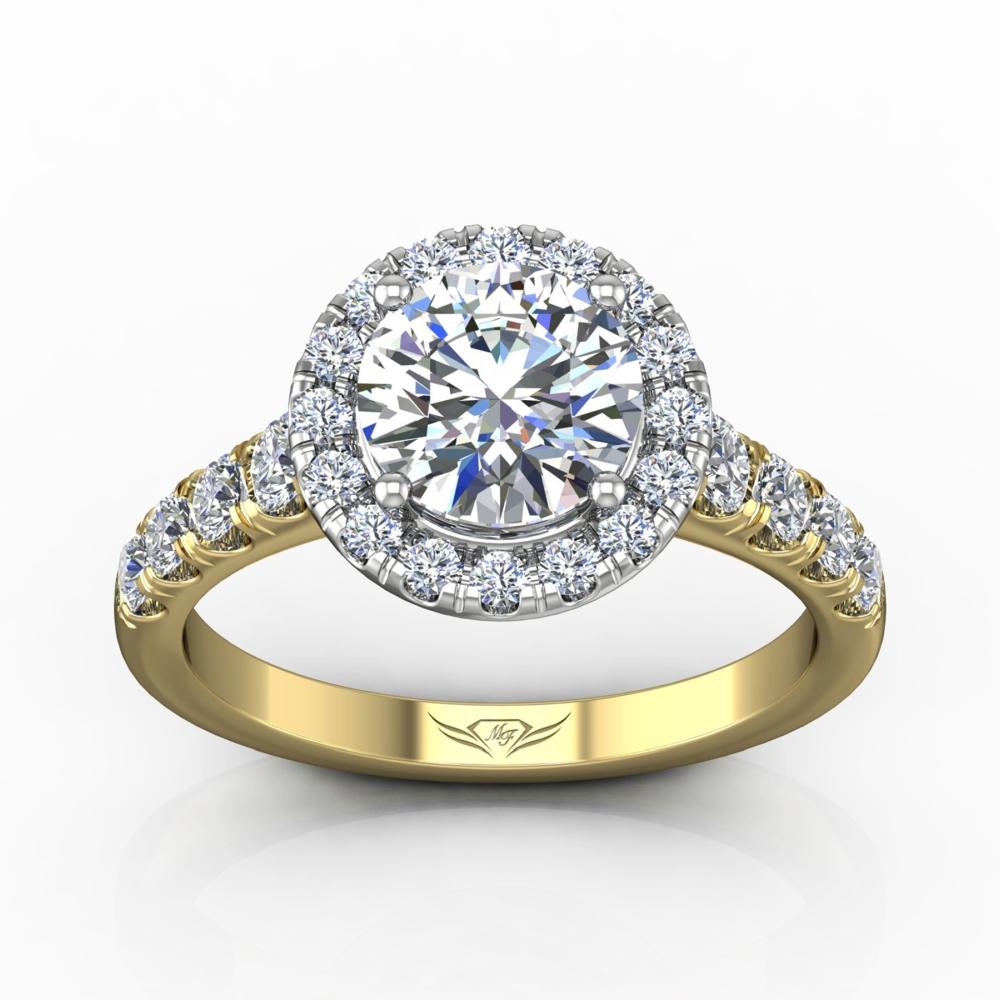 Vincents Fine Jewelry | Martin Flyer | Cutdown Micropave Engagement Ring
