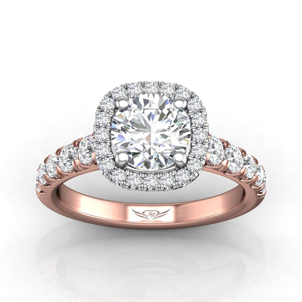 Vincents Fine Jewelry | Martin Flyer | Cutdown Micropave Engagement Ring