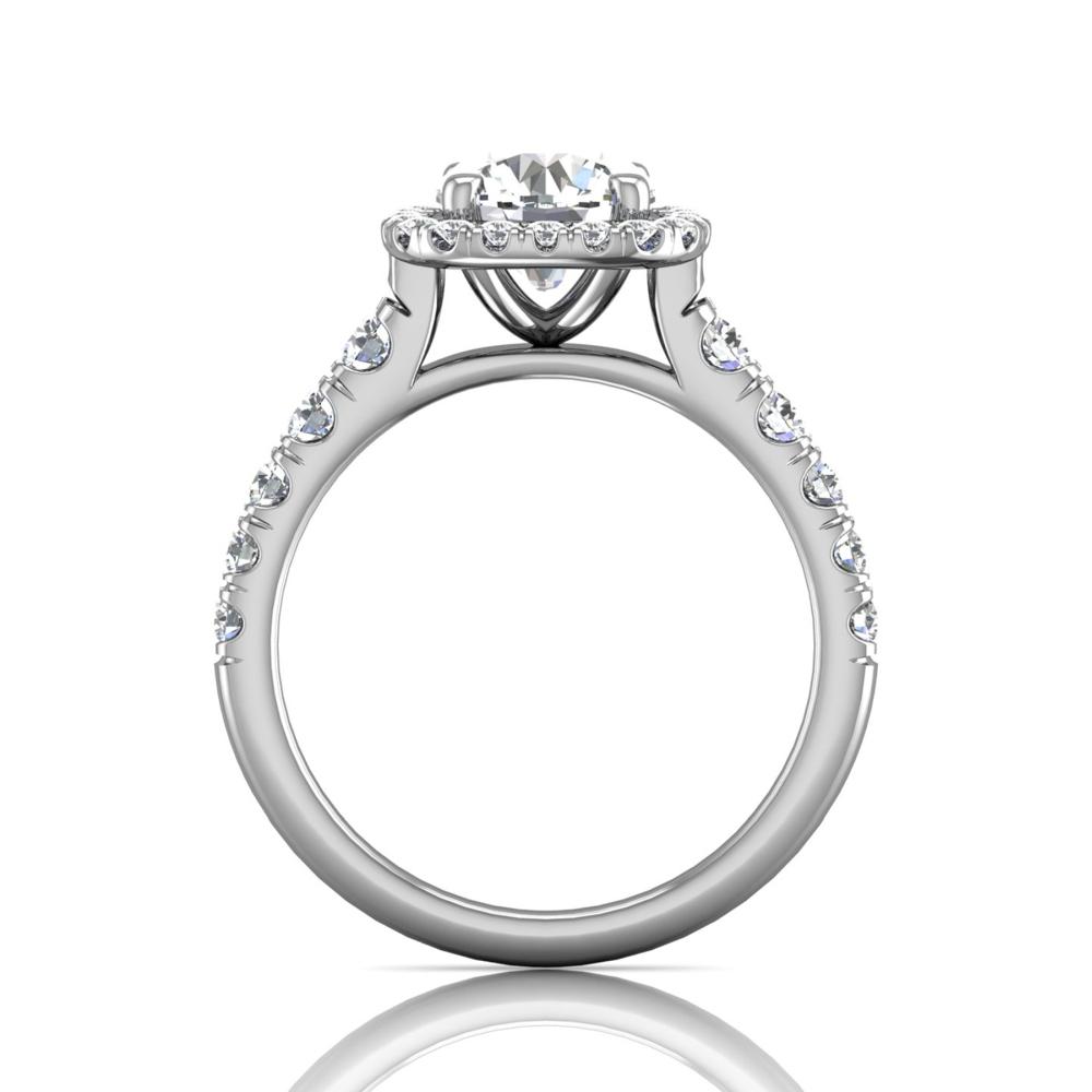 Vincents Fine Jewelry | Martin Flyer | Cutdown Micropave Engagement Ring