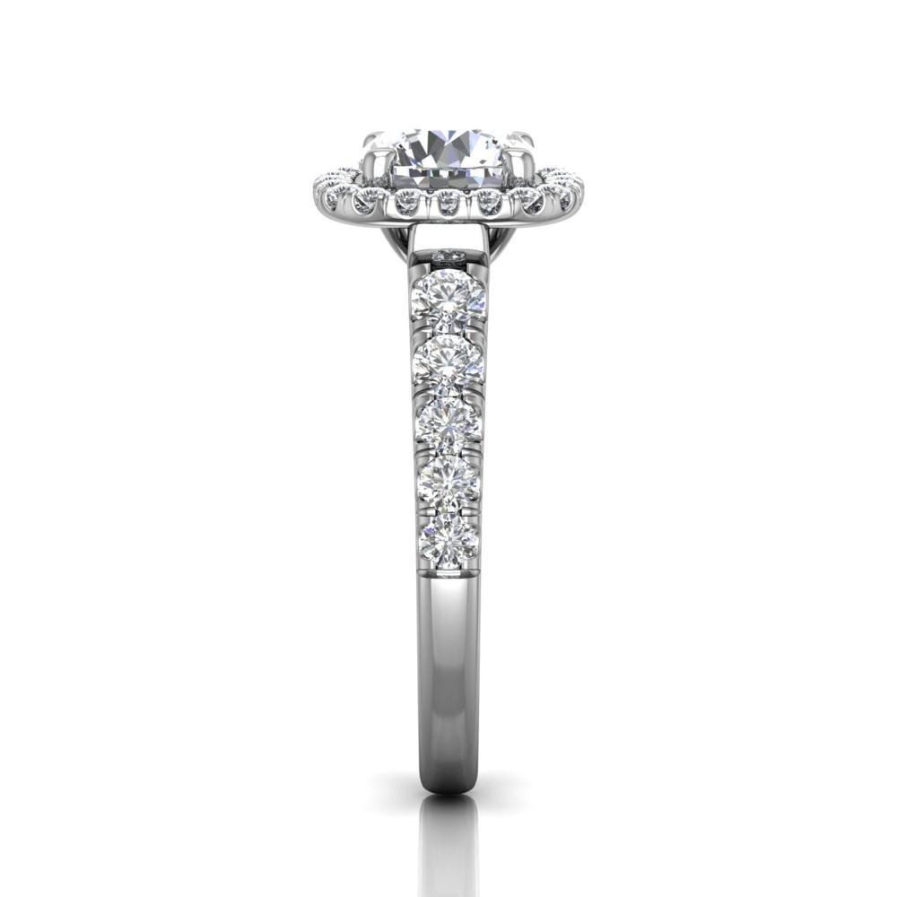 Vincents Fine Jewelry | Martin Flyer | Cutdown Micropave Engagement Ring