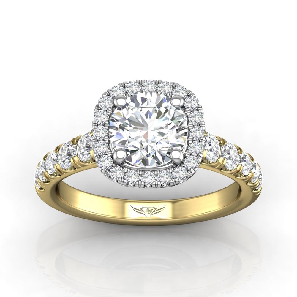 Vincents Fine Jewelry | Martin Flyer | Cutdown Micropave Engagement Ring