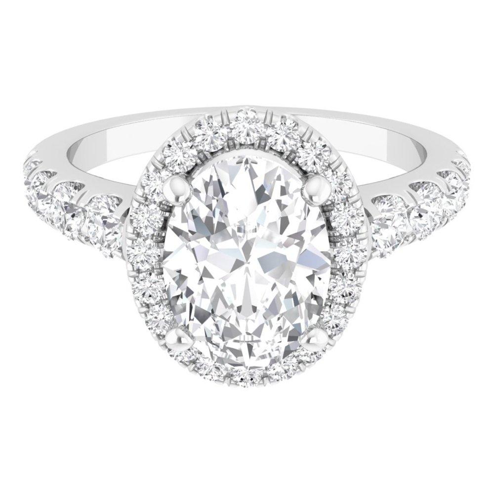 Vincents Fine Jewelry | Martin Flyer | Non Brand Cutdown Micropave Engagement Ring
