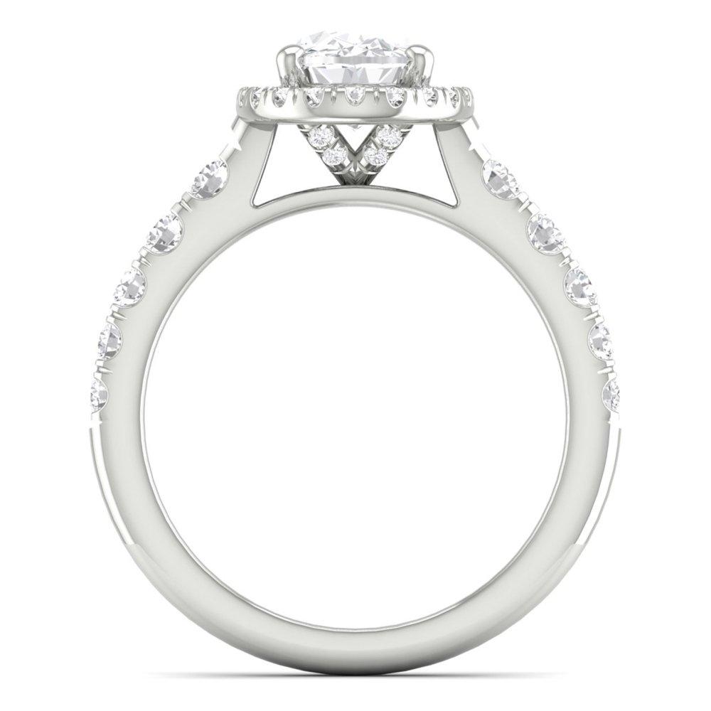 Vincents Fine Jewelry | Martin Flyer | Non Brand Cutdown Micropave Engagement Ring
