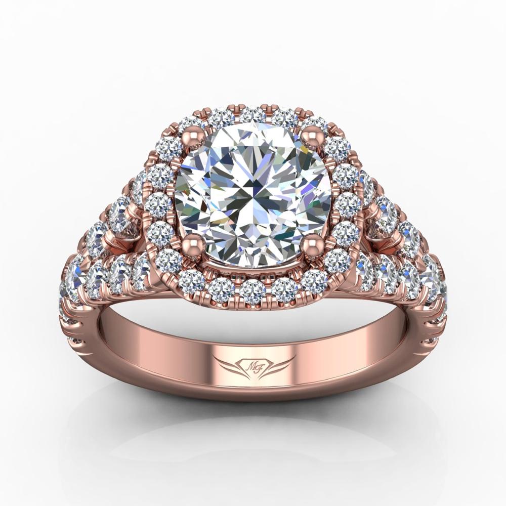 Vincents Fine Jewelry | Martin Flyer | Cutdown Micropave Halo Remount