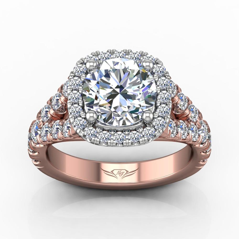 Vincents Fine Jewelry | Martin Flyer | Cutdown Micropave Halo Remount