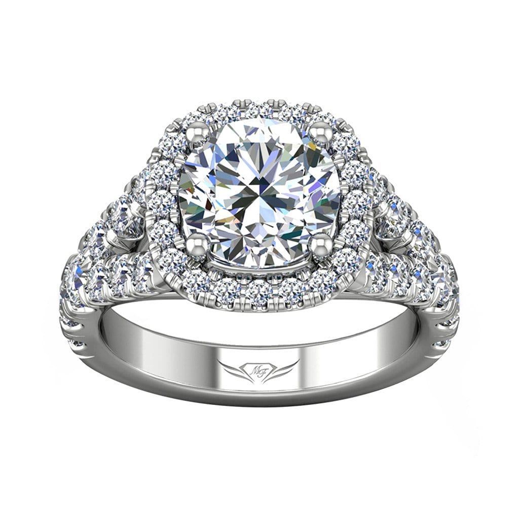Vincents Fine Jewelry | Martin Flyer | Cutdown Micropave Halo Remount