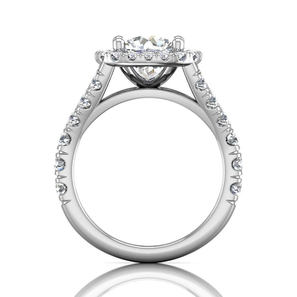 Vincents Fine Jewelry | Martin Flyer | Cutdown Micropave Halo Remount