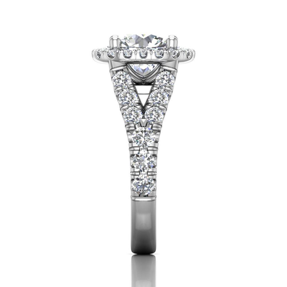 Vincents Fine Jewelry | Martin Flyer | Cutdown Micropave Halo Remount