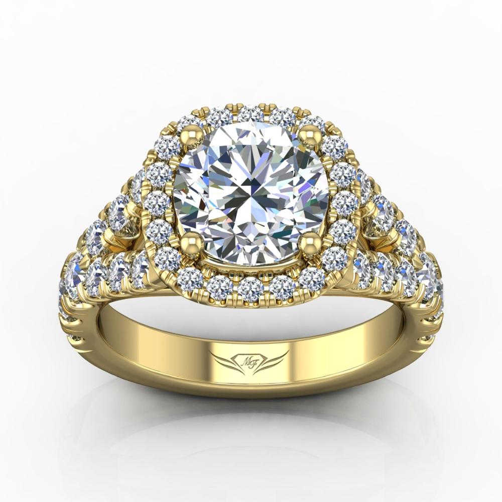 Vincents Fine Jewelry | Martin Flyer | Cutdown Micropave Halo Remount