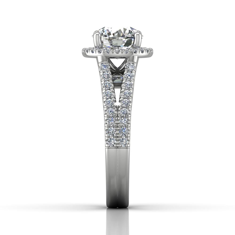 Vincents Fine Jewelry | Martin Flyer | Cutdown Micropave Engagement Ring