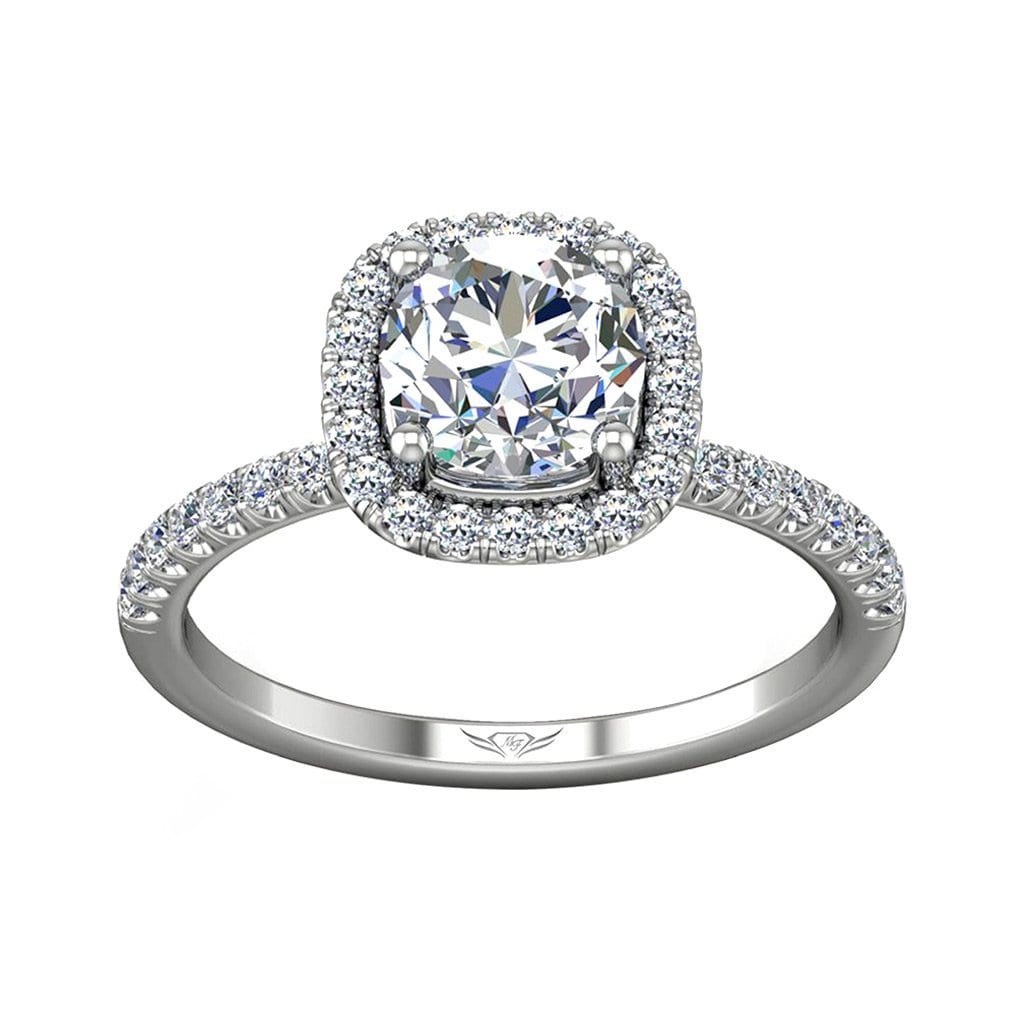 Vincents Fine Jewelry | Martin Flyer | Cutdown Micropave Engagement Ring