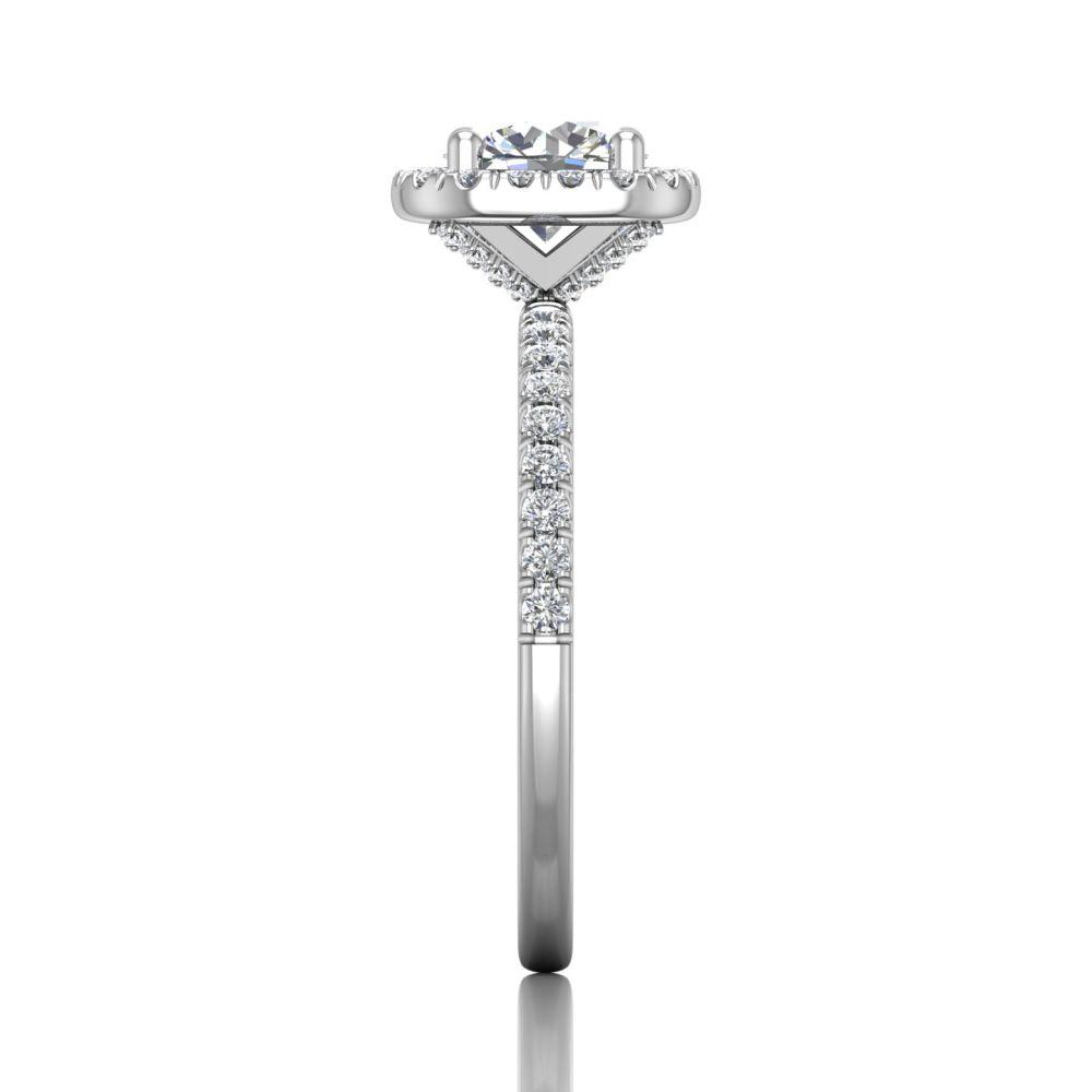 Vincents Fine Jewelry | Martin Flyer | Cutdown Micropave Engagement Ring