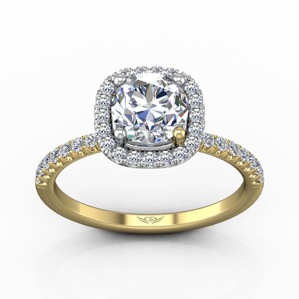 Vincents Fine Jewelry | Martin Flyer | Cutdown Micropave Engagement Ring