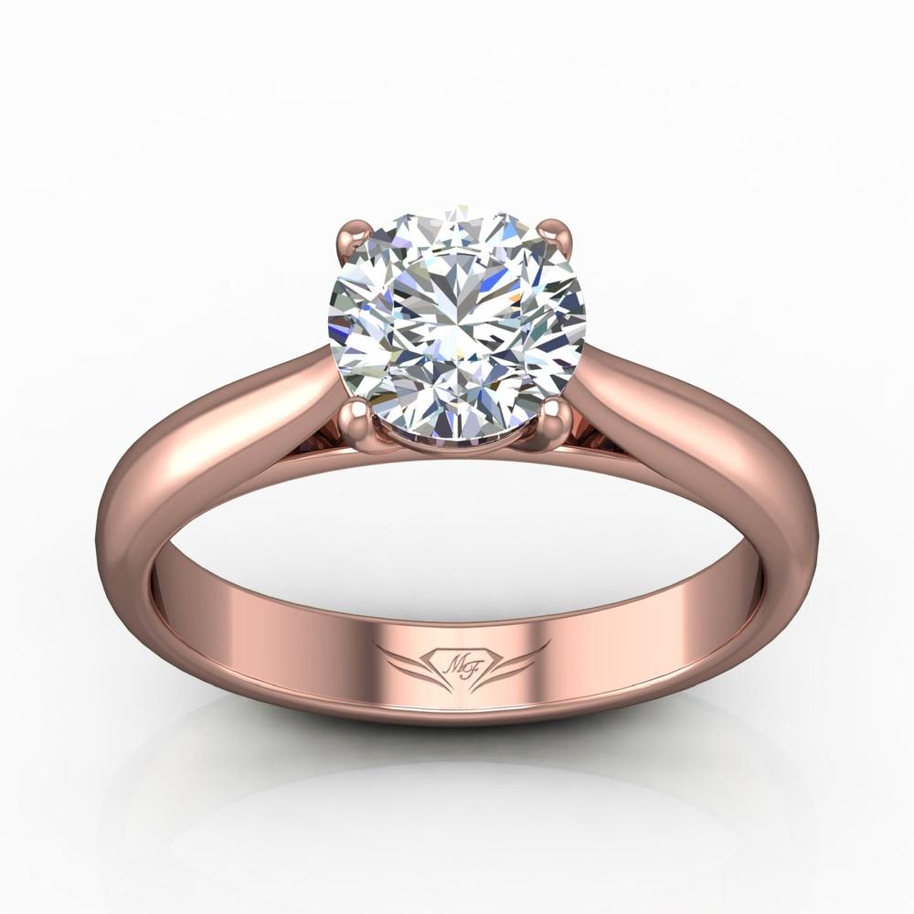 Vincents Fine Jewelry | Martin Flyer | Solitaire Wide Engagement Ring