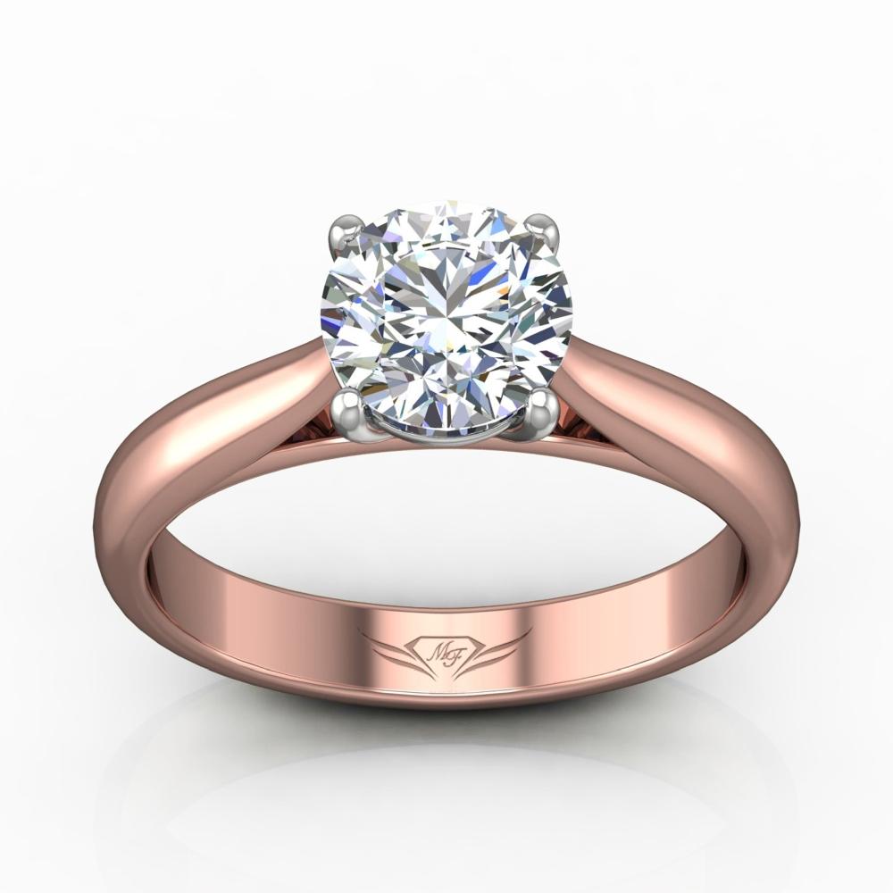 Vincents Fine Jewelry | Martin Flyer | Solitaire Wide Engagement Ring