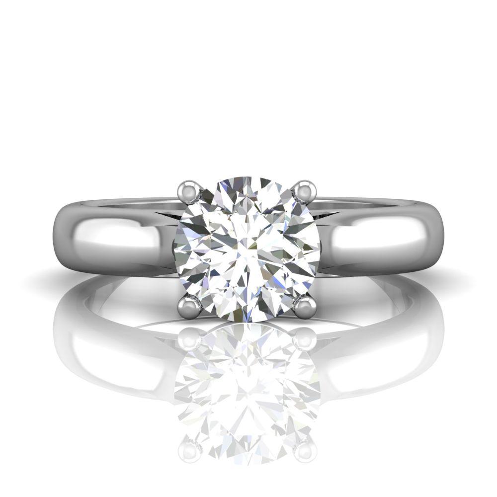 Vincents Fine Jewelry | Martin Flyer | Solitaire Wide Engagement Ring