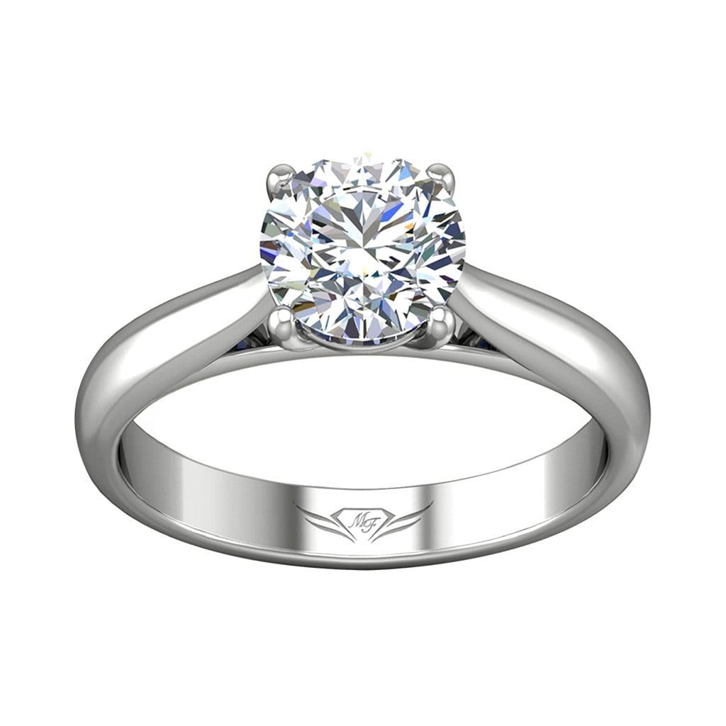 Vincents Fine Jewelry | Martin Flyer | Solitaire Wide Engagement Ring