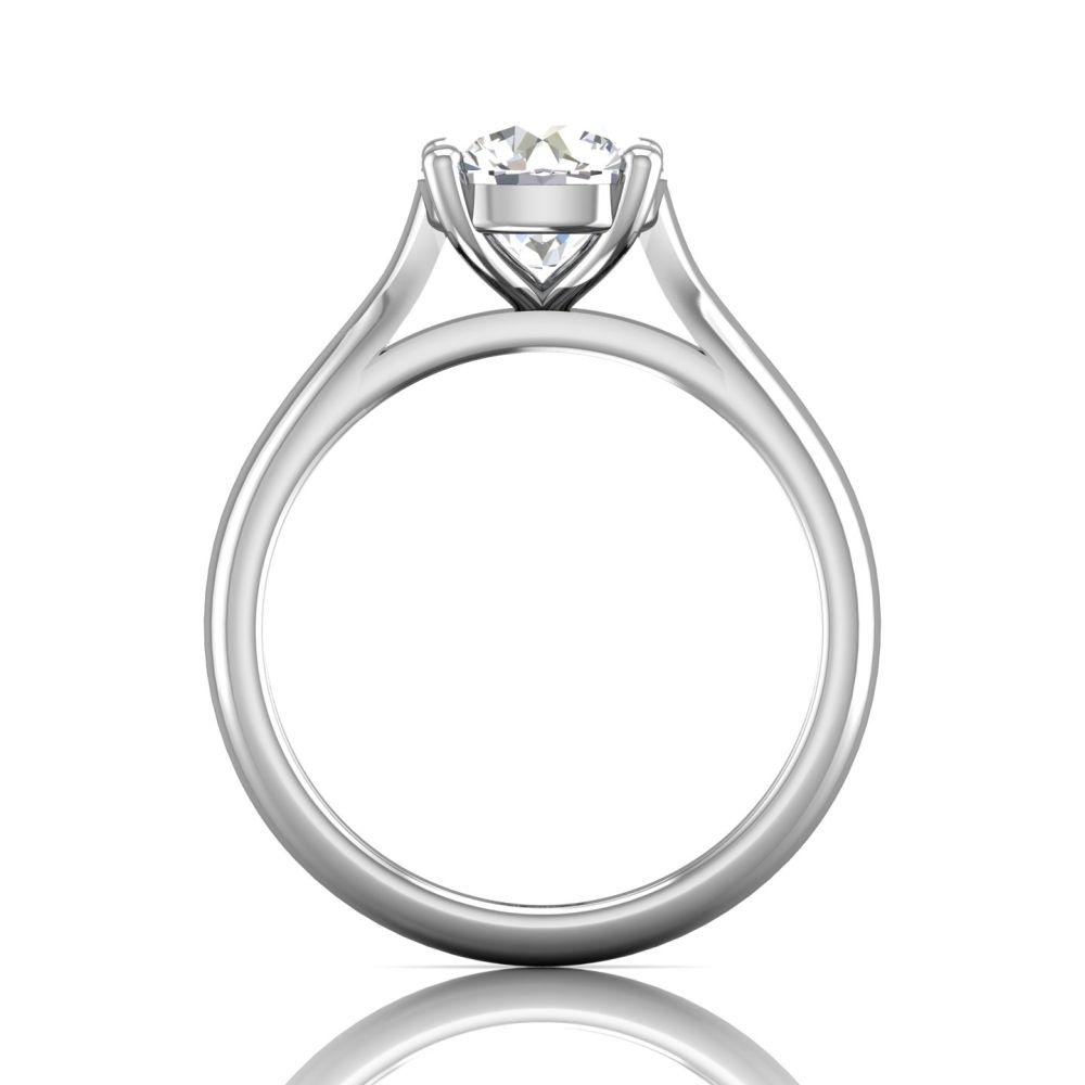 Vincents Fine Jewelry | Martin Flyer | Solitaire Wide Engagement Ring
