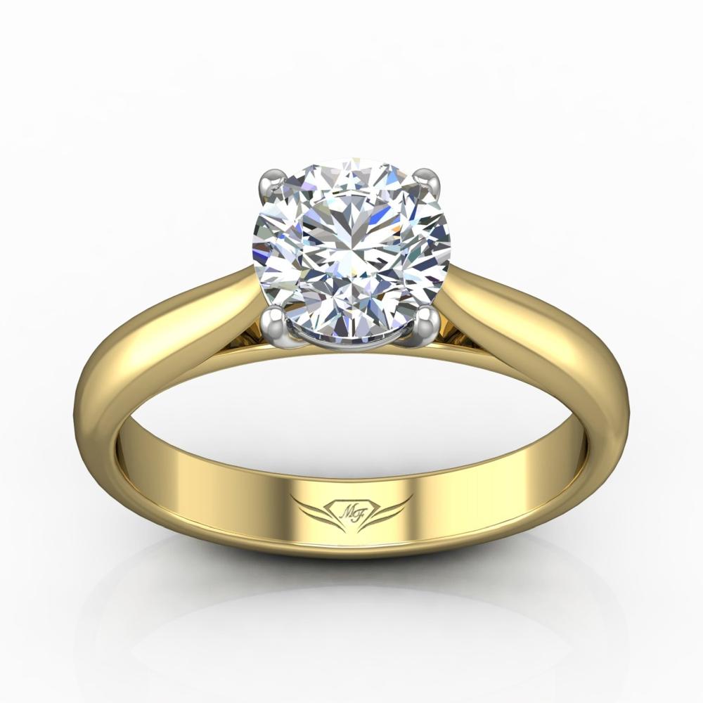 Vincents Fine Jewelry | Martin Flyer | Solitaire Wide Engagement Ring