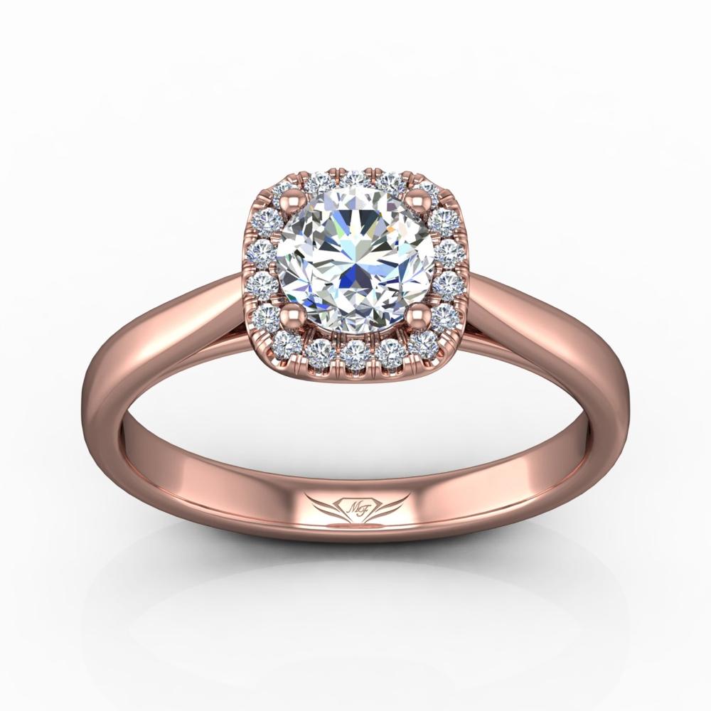 Vincents Fine Jewelry | Martin Flyer | Solitaire Halo Engagement Ring