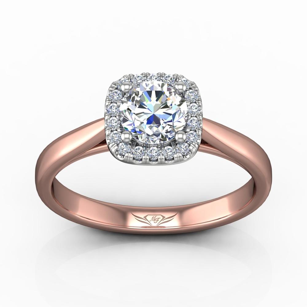 Vincents Fine Jewelry | Martin Flyer | Solitaire Halo Engagement Ring