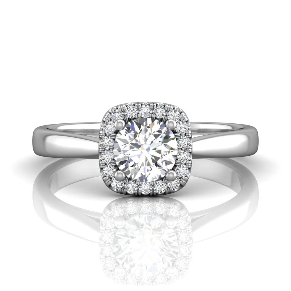 Vincents Fine Jewelry | Martin Flyer | Solitaire Halo Engagement Ring