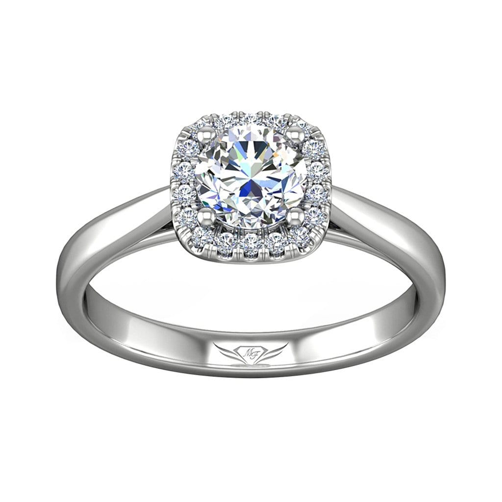 Vincents Fine Jewelry | Martin Flyer | Solitaire Halo Engagement Ring