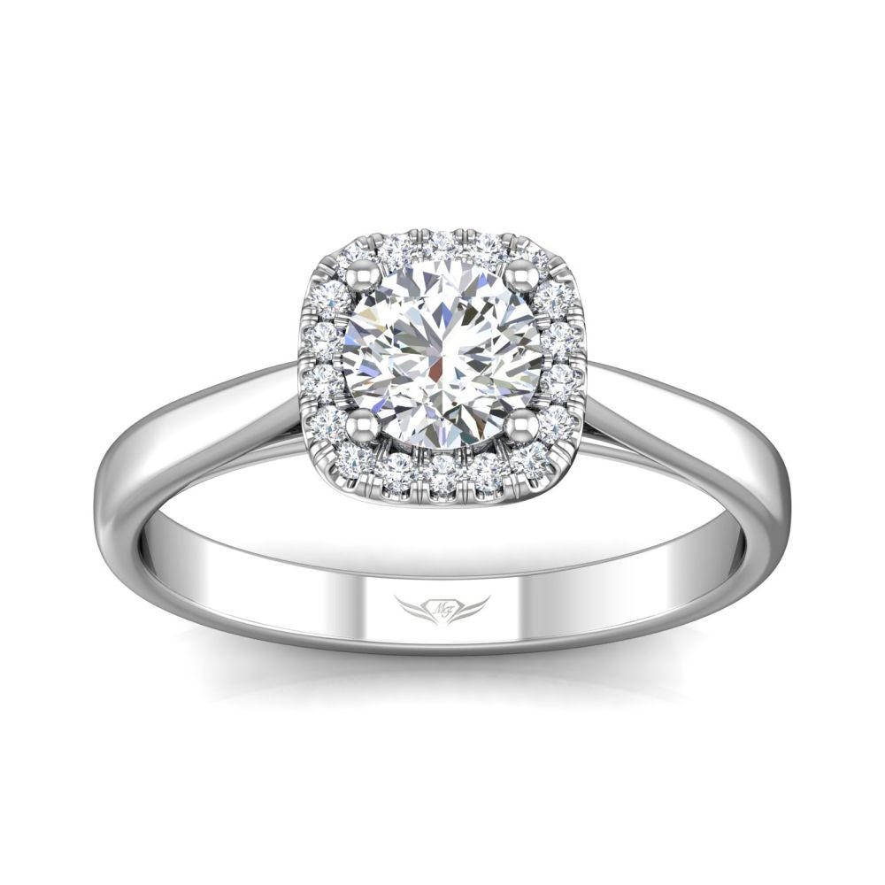 Vincents Fine Jewelry | Martin Flyer | Solitaire Halo Engagement Ring