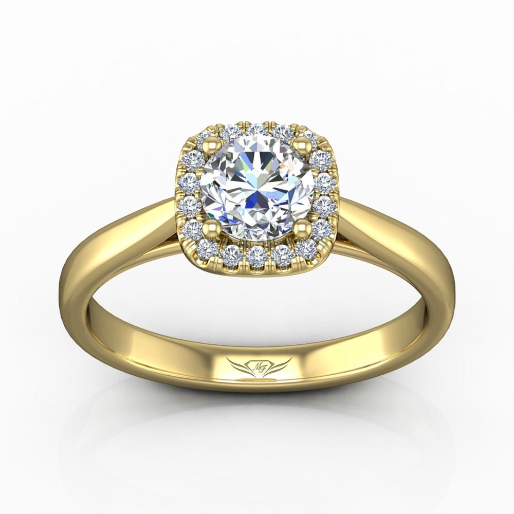 Vincents Fine Jewelry | Martin Flyer | Solitaire Halo Engagement Ring