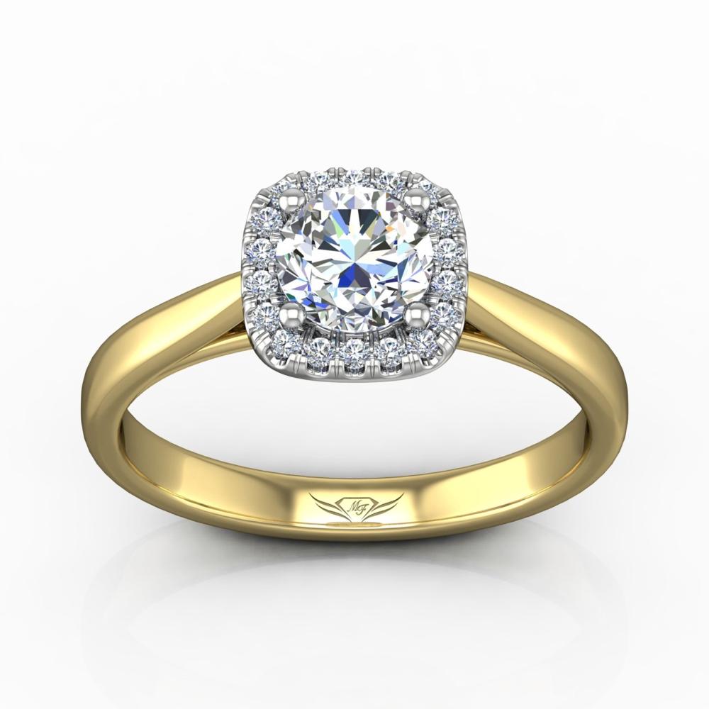 Vincents Fine Jewelry | Martin Flyer | Solitaire Halo Engagement Ring