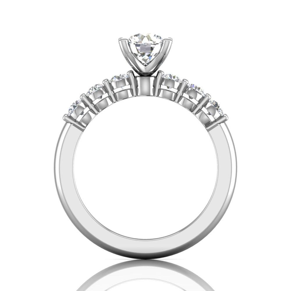 Vincents Fine Jewelry | Martin Flyer | Shared Prong Engagement Ring