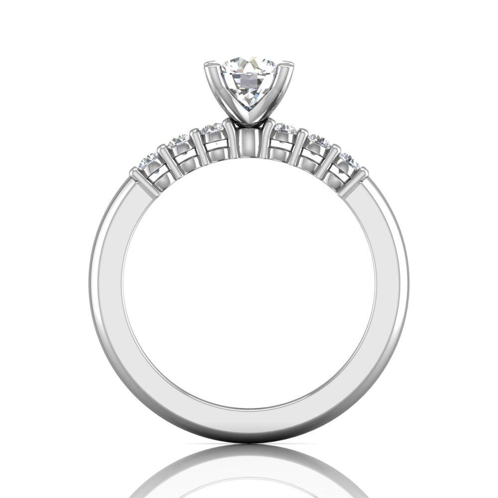 Vincents Fine Jewelry | Martin Flyer | Shared Prong Engagement Ring