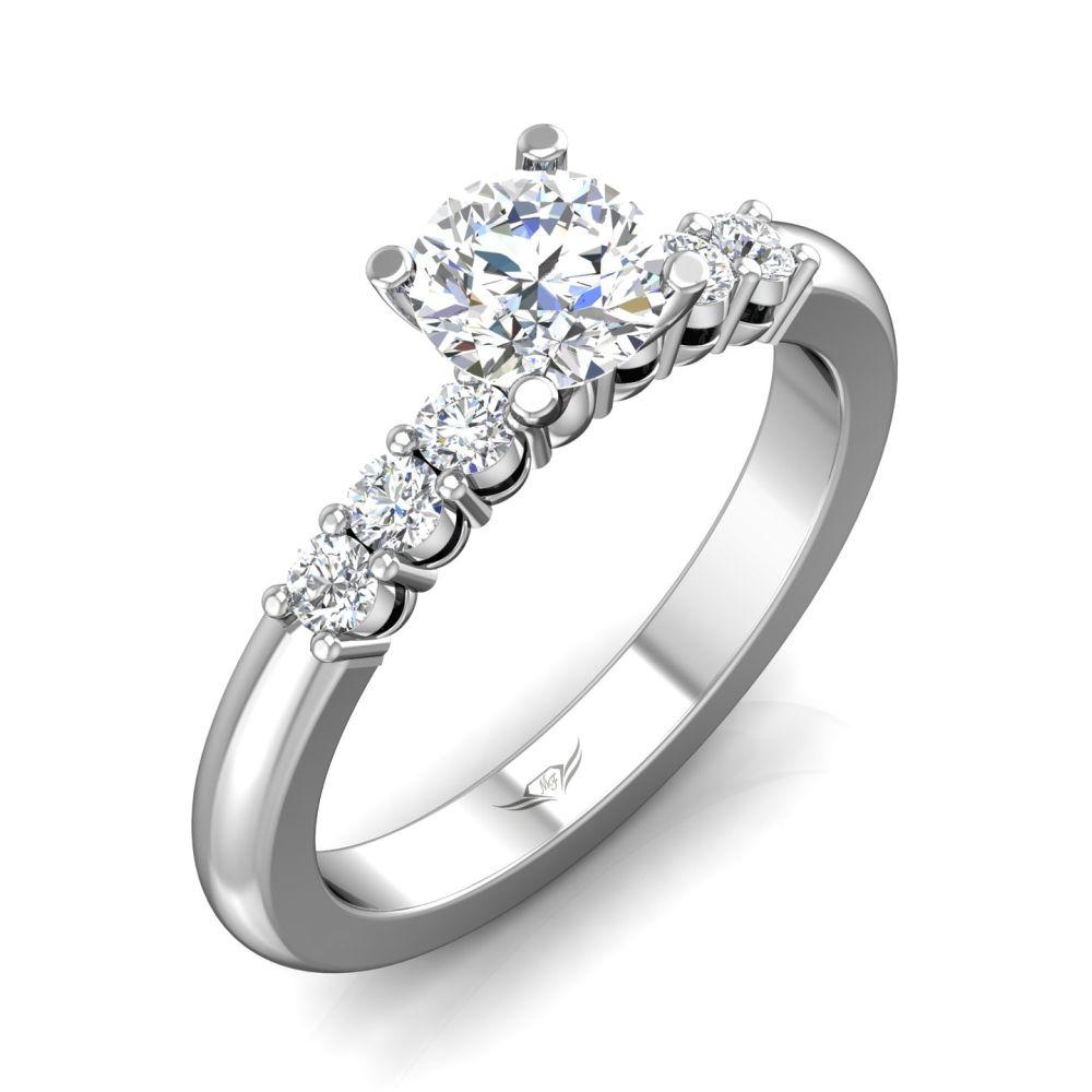 Vincents Fine Jewelry | Martin Flyer | Shared Prong Engagement Ring