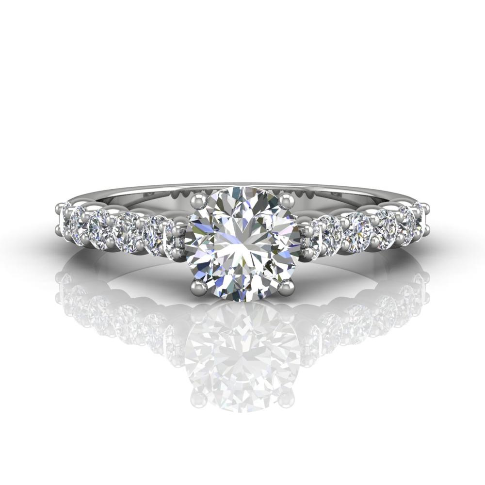Vincents Fine Jewelry | Martin Flyer | Shared Prong Engagement Ring