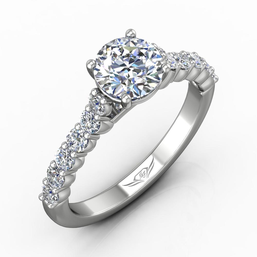 Vincents Fine Jewelry | Martin Flyer | Shared Prong Engagement Ring