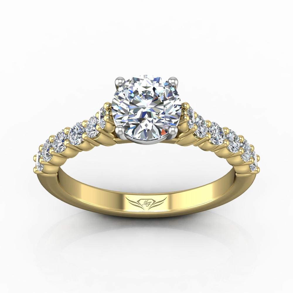 Vincents Fine Jewelry | Martin Flyer | Shared Prong Engagement Ring