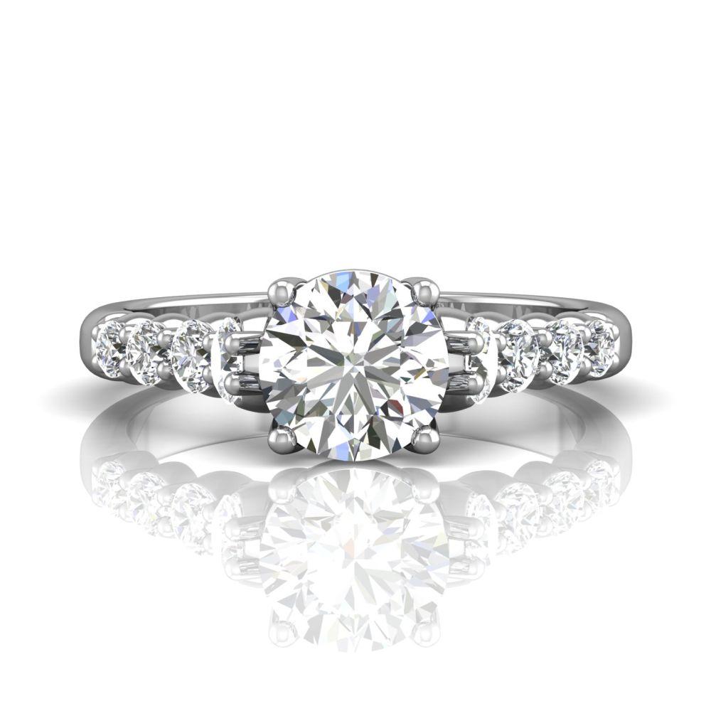 Vincents Fine Jewelry | Martin Flyer | Shared Prong Engagement Ring