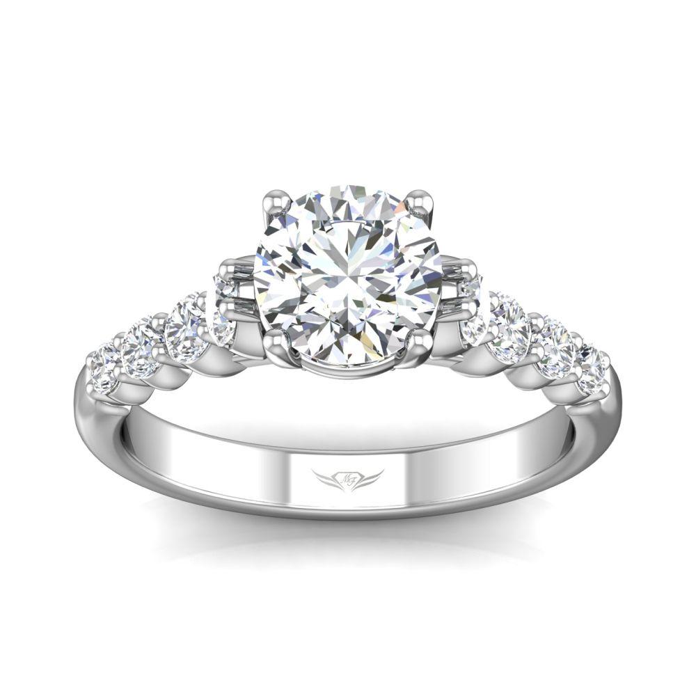 Vincents Fine Jewelry | Martin Flyer | Shared Prong Engagement Ring