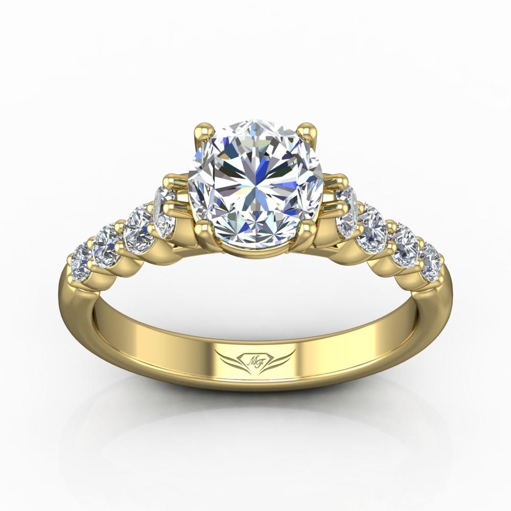 Vincents Fine Jewelry | Martin Flyer | Shared Prong Engagement Ring