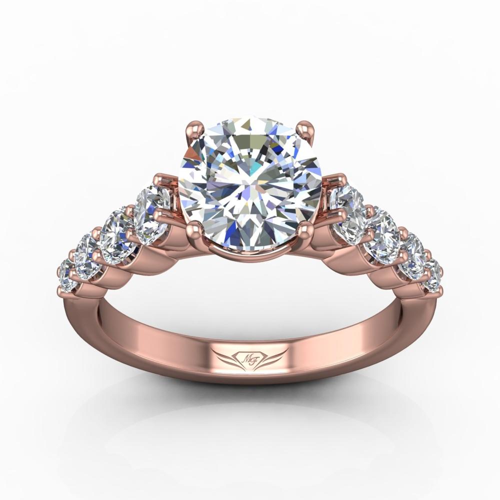 Vincents Fine Jewelry | Martin Flyer | Shared Prong Engagement Ring