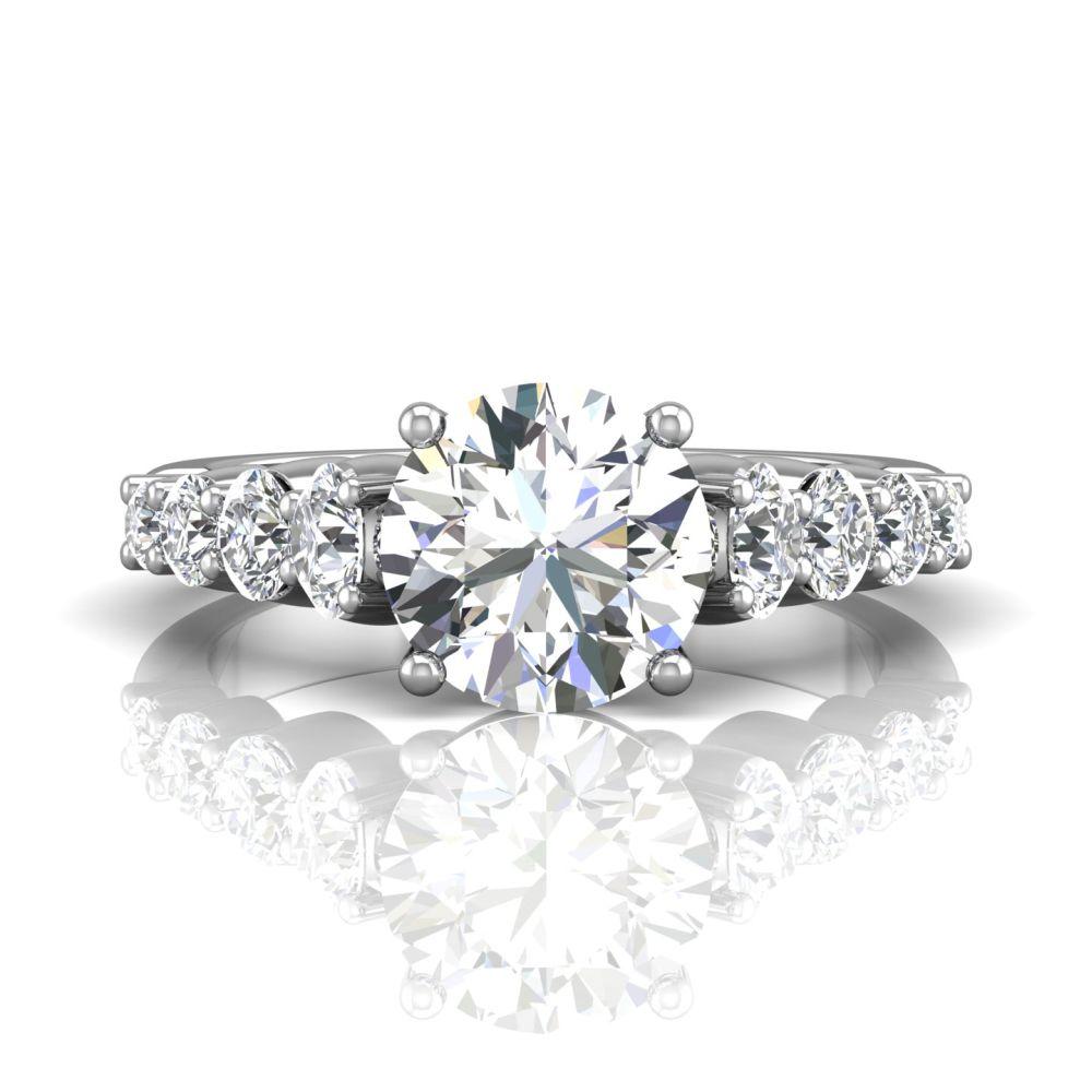Vincents Fine Jewelry | Martin Flyer | Shared Prong Engagement Ring