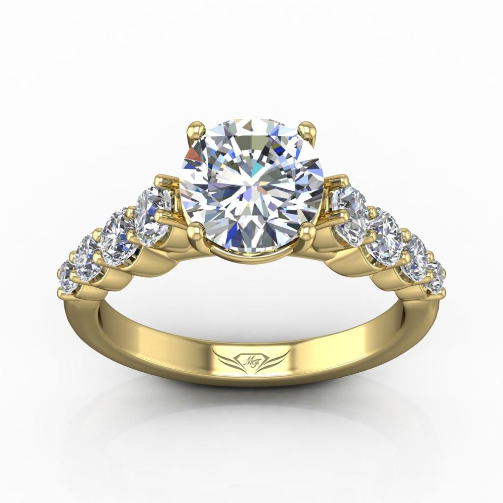 Vincents Fine Jewelry | Martin Flyer | Shared Prong Engagement Ring