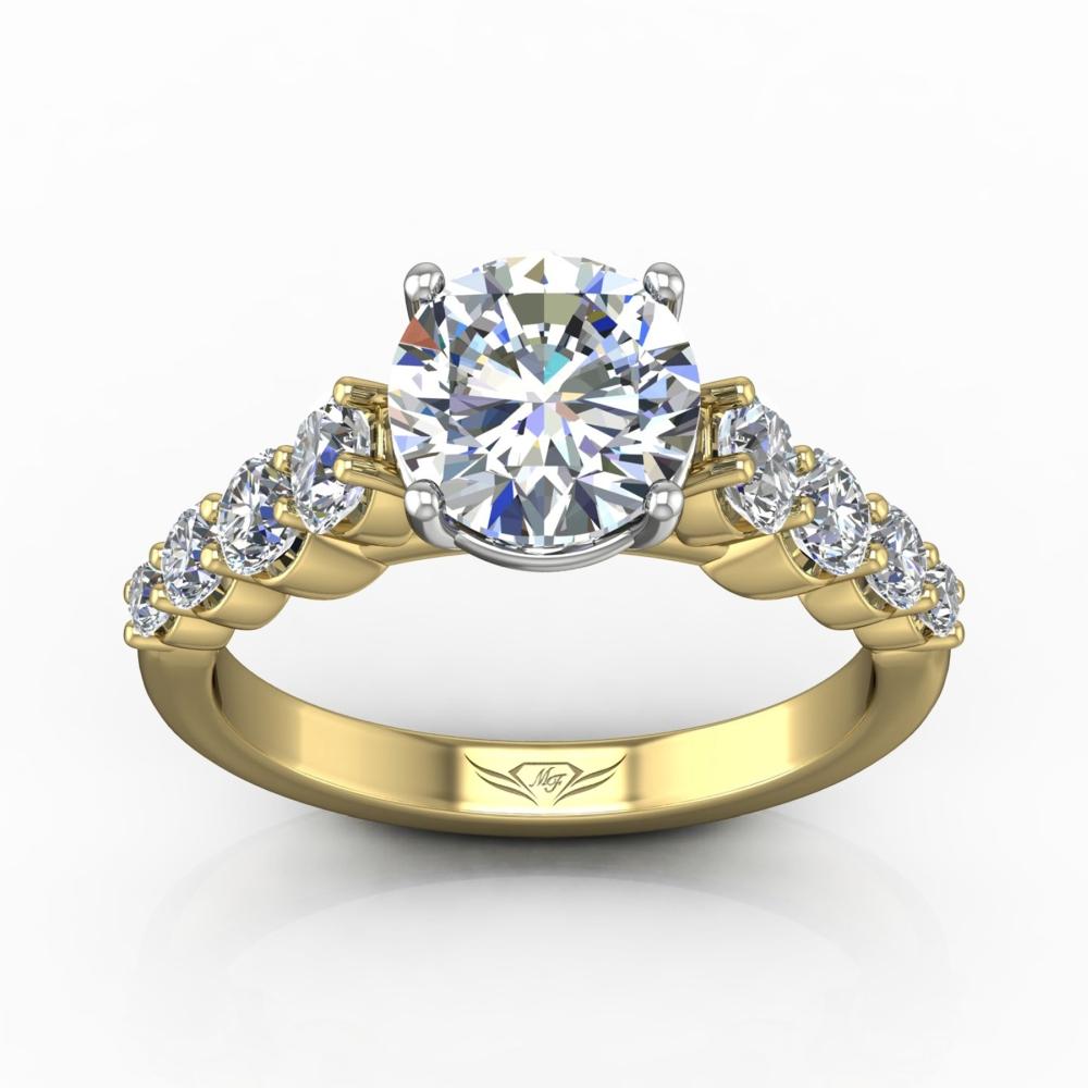 Vincents Fine Jewelry | Martin Flyer | Shared Prong Engagement Ring