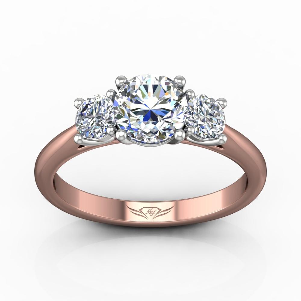 Vincents Fine Jewelry | Martin Flyer | Three Stone Engagement Ring
