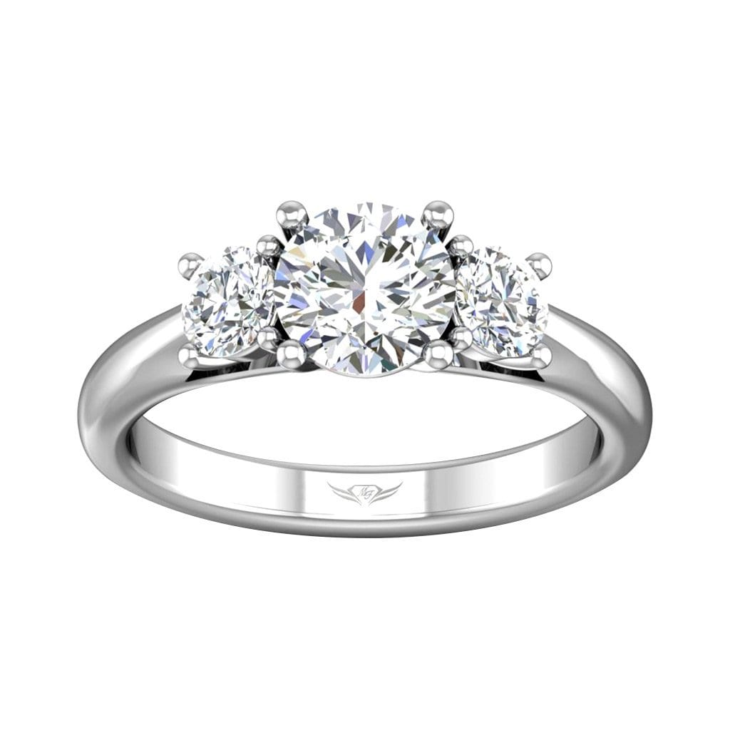 Vincents Fine Jewelry | Martin Flyer | Three Stone Engagement Ring